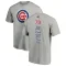 Men's Chicago Cubs Adbert Alzolay Ash Backer T-Shirt