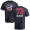 Men's Chicago Cubs Adbert Alzolay Navy Name and Number Banner Wave T-Shirt