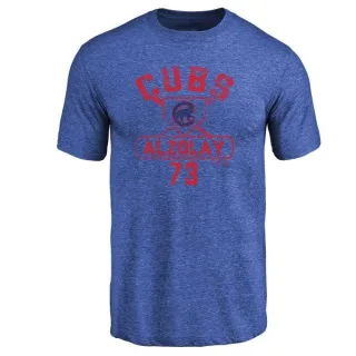 Men's Chicago Cubs Adbert Alzolay Royal Base Runner T-Shirt