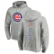 Men's Chicago Cubs Addison Russell Ash Backer Pullover Hoodie