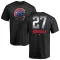 Men's Chicago Cubs Addison Russell Black Midnight Mascot T-Shirt