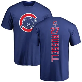 Men's Chicago Cubs Addison Russell Royal Backer T-Shirt