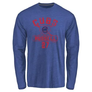 Men's Chicago Cubs Addison Russell Royal Base Runner Long Sleeve T-Shirt