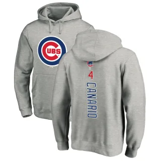 Men's Chicago Cubs Alexander Canario Ash Backer Pullover Hoodie