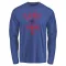 Men's Chicago Cubs Andre Dawson Royal Base Runner Long Sleeve T-Shirt