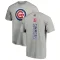 Men's Chicago Cubs Andrelton Simmons Ash Backer T-Shirt