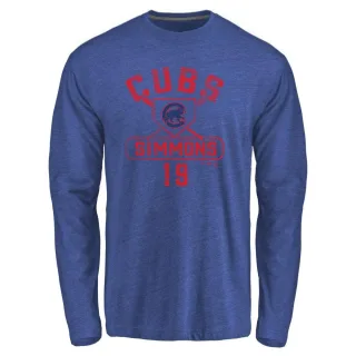 Men's Chicago Cubs Andrelton Simmons Royal Base Runner Long Sleeve T-Shirt