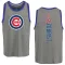 Men's Chicago Cubs Ben Zobrist Ash Backer Tank Top