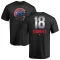 Men's Chicago Cubs Ben Zobrist Black Midnight Mascot T-Shirt