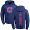 Men's Chicago Cubs Ben Zobrist Royal Backer Pullover Hoodie