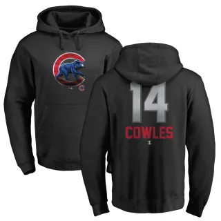 Men's Chicago Cubs Benjamin Cowles Black Branded Midnight Mascot Pullover Hoodie -