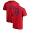 Men's Chicago Cubs Benjamin Cowles Red RBI T-Shirt