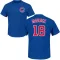 Men's Chicago Cubs Bill Madlock Royal Roster T-Shirt