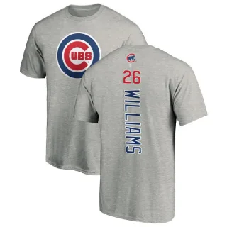 Men's Chicago Cubs Billy Williams Ash Backer T-Shirt