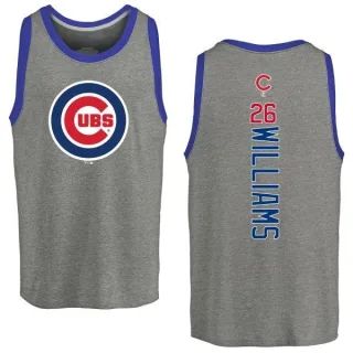 Men's Chicago Cubs Billy Williams Ash Backer Tank Top