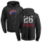 Men's Chicago Cubs Billy Williams Black Branded Midnight Mascot Pullover Hoodie -