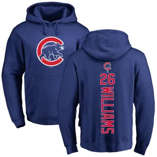 Men's Chicago Cubs Billy Williams Royal Backer Pullover Hoodie