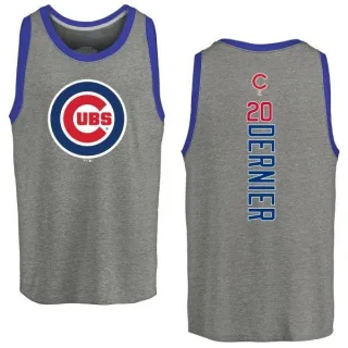 Men's Chicago Cubs Bob Dernier Ash Backer Tank Top