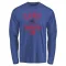 Men's Chicago Cubs Bob Dernier Royal Base Runner Long Sleeve T-Shirt