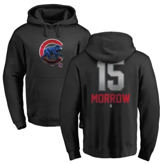 Men's Chicago Cubs Brandon Morrow Black Branded Midnight Mascot Pullover Hoodie -