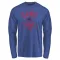 Men's Chicago Cubs Caleb Knight Royal Base Runner Long Sleeve T-Shirt