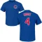 Men's Chicago Cubs Caleb Knight Royal Roster T-Shirt