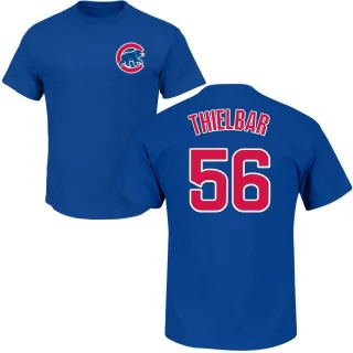 Men's Chicago Cubs Caleb Thielbar Royal Roster T-Shirt