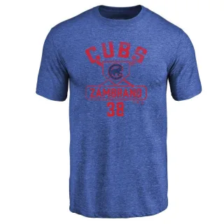 Men's Chicago Cubs Carlos Zambrano Royal Base Runner T-Shirt