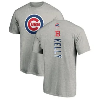 Men's Chicago Cubs Carson Kelly Ash Backer T-Shirt