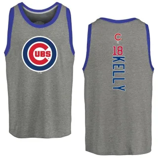 Men's Chicago Cubs Carson Kelly Ash Backer Tank Top