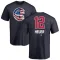 Men's Chicago Cubs Codi Heuer Navy Name and Number Banner Wave T-Shirt