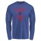 Men's Chicago Cubs Cody Poteet Royal Base Runner Long Sleeve T-Shirt