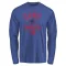 Men's Chicago Cubs Dan Winkler Royal Base Runner Long Sleeve T-Shirt