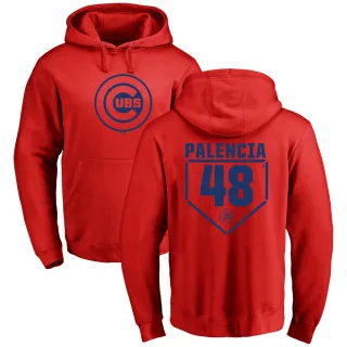 Men's Chicago Cubs Daniel Palencia Red Branded RBI Pullover Hoodie -