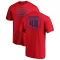 Men's Chicago Cubs Daniel Palencia Red RBI T-Shirt