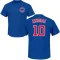 Men's Chicago Cubs Dave Kingman Royal Roster T-Shirt