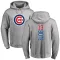 Men's Chicago Cubs David Bote Ash Backer Pullover Hoodie