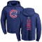 Men's Chicago Cubs David Bote Royal Backer Pullover Hoodie