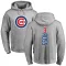 Men's Chicago Cubs David Ross Ash Backer Pullover Hoodie