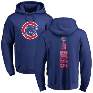 Men's Chicago Cubs David Ross Royal Backer Pullover Hoodie