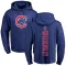 Men's Chicago Cubs Dennis Eckersley Royal Backer Pullover Hoodie