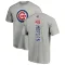 Men's Chicago Cubs Eli Morgan Ash Backer T-Shirt