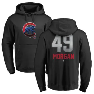 Men's Chicago Cubs Eli Morgan Black Branded Midnight Mascot Pullover Hoodie -