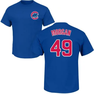 Men's Chicago Cubs Eli Morgan Royal Roster T-Shirt