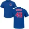 Men's Chicago Cubs Eli Morgan Royal Roster T-Shirt