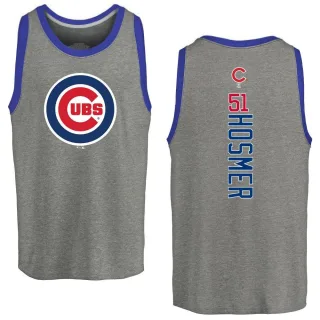 Men's Chicago Cubs Eric Hosmer Ash Backer Tank Top