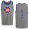 Men's Chicago Cubs Eric Hosmer Ash Backer Tank Top