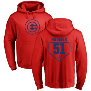 Men's Chicago Cubs Eric Hosmer Red Branded RBI Pullover Hoodie -