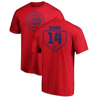 Men's Chicago Cubs Ernie Banks Red RBI T-Shirt