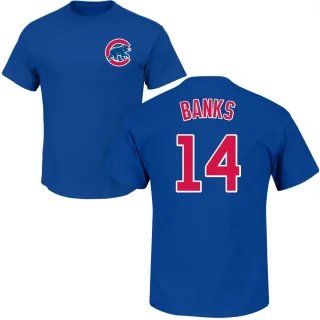 Men's Chicago Cubs Ernie Banks Royal Roster T-Shirt